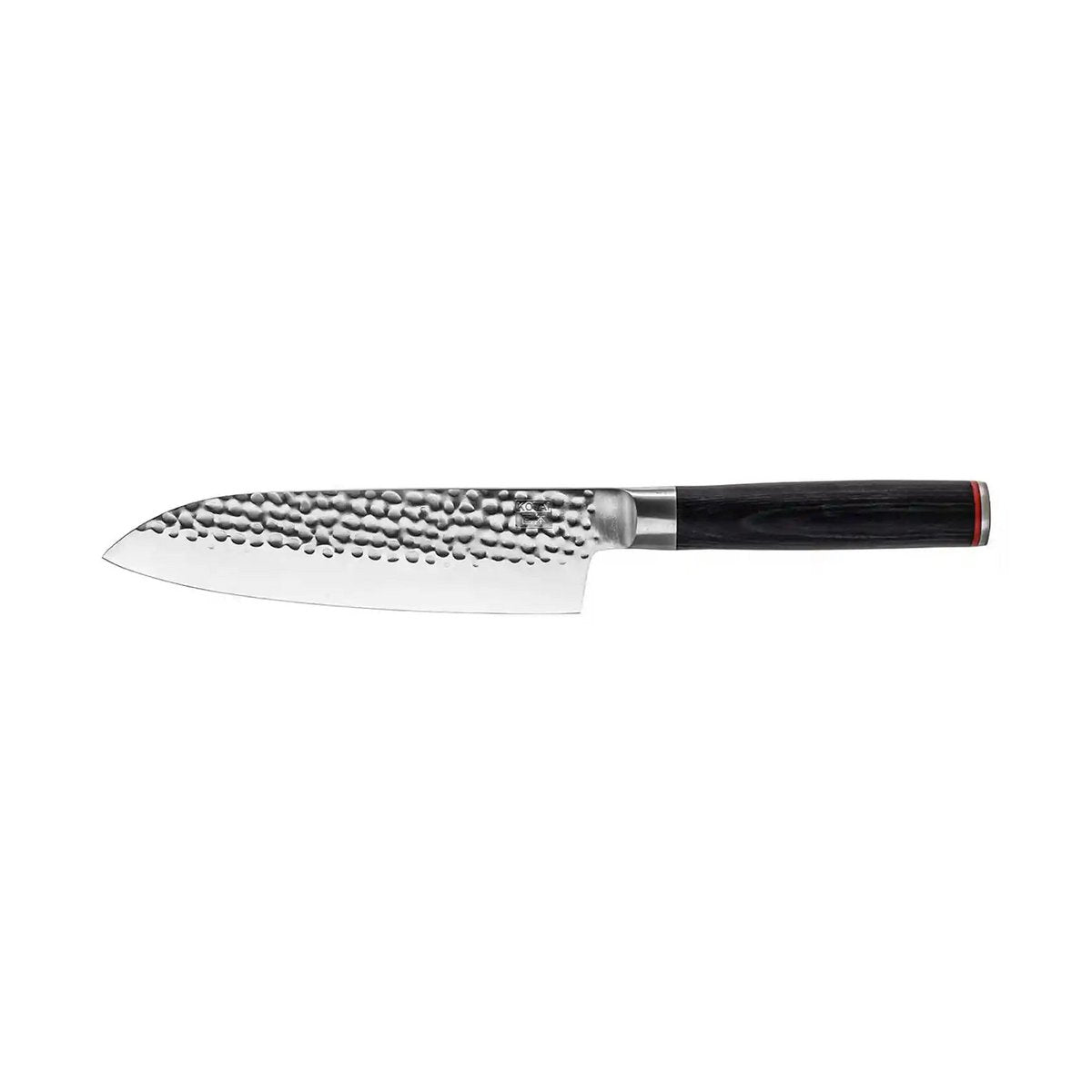 Mes - Santoku met bamboe Saya en bamboedoos - lemmet 180 mm