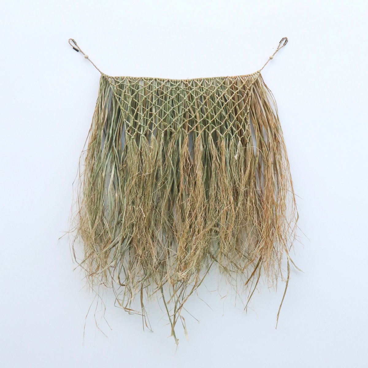 Tropische wanddecoratie 65 cm Handgeweven van Raffia HATI