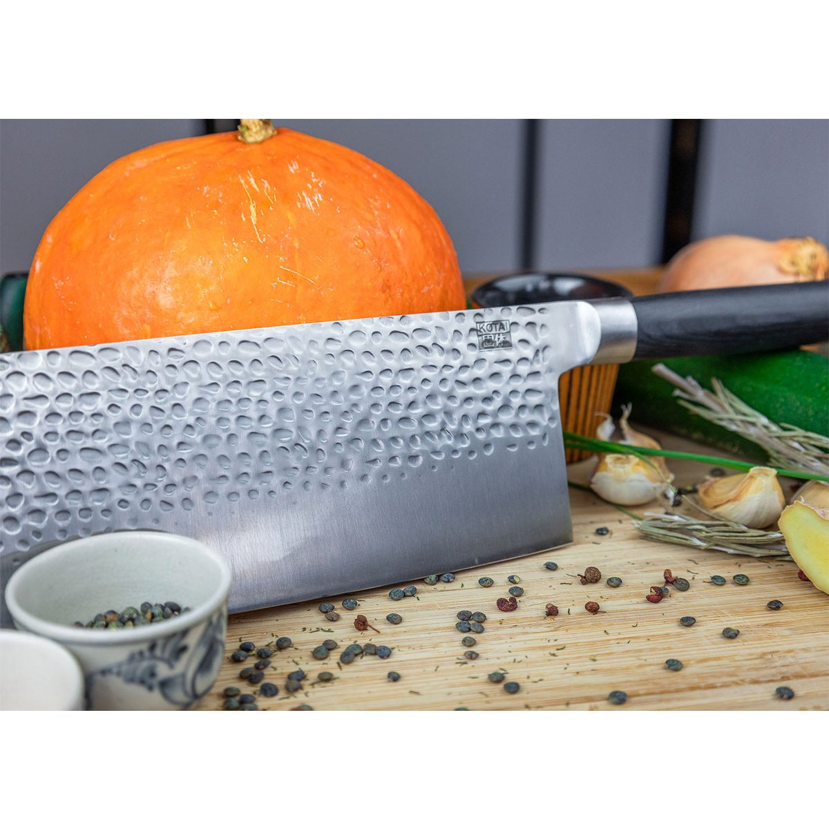 Messenset - The Asian Set: 3 messen (schilmesje + santoku + hakmes)