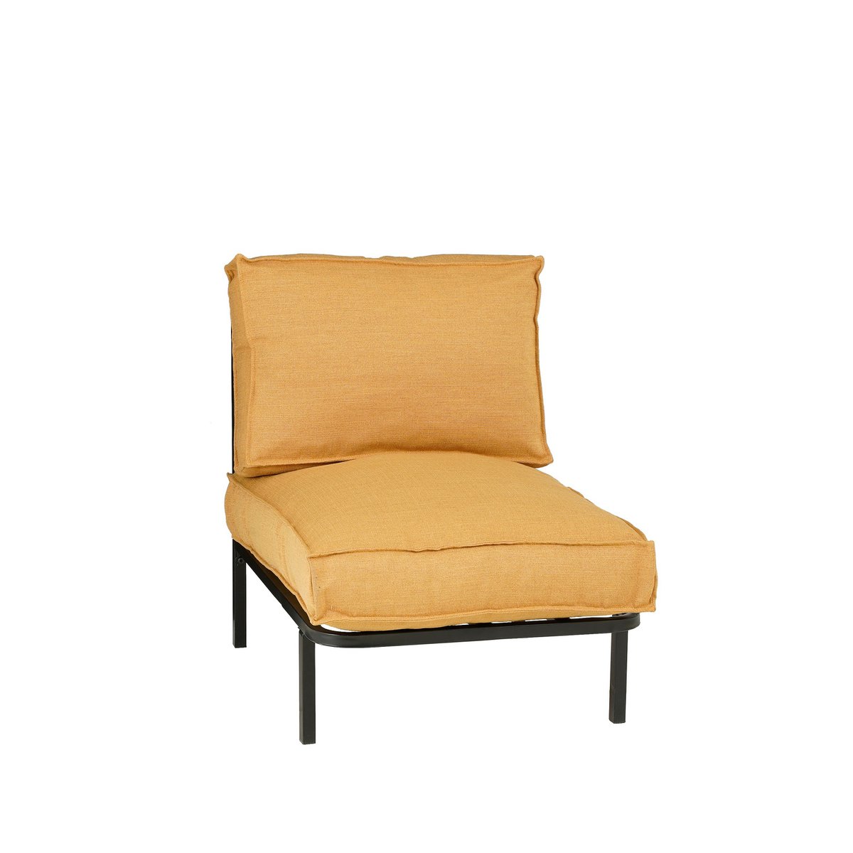 Celo Loungestoel - L62 x B83 x H78 cm - Metaal - Zwart