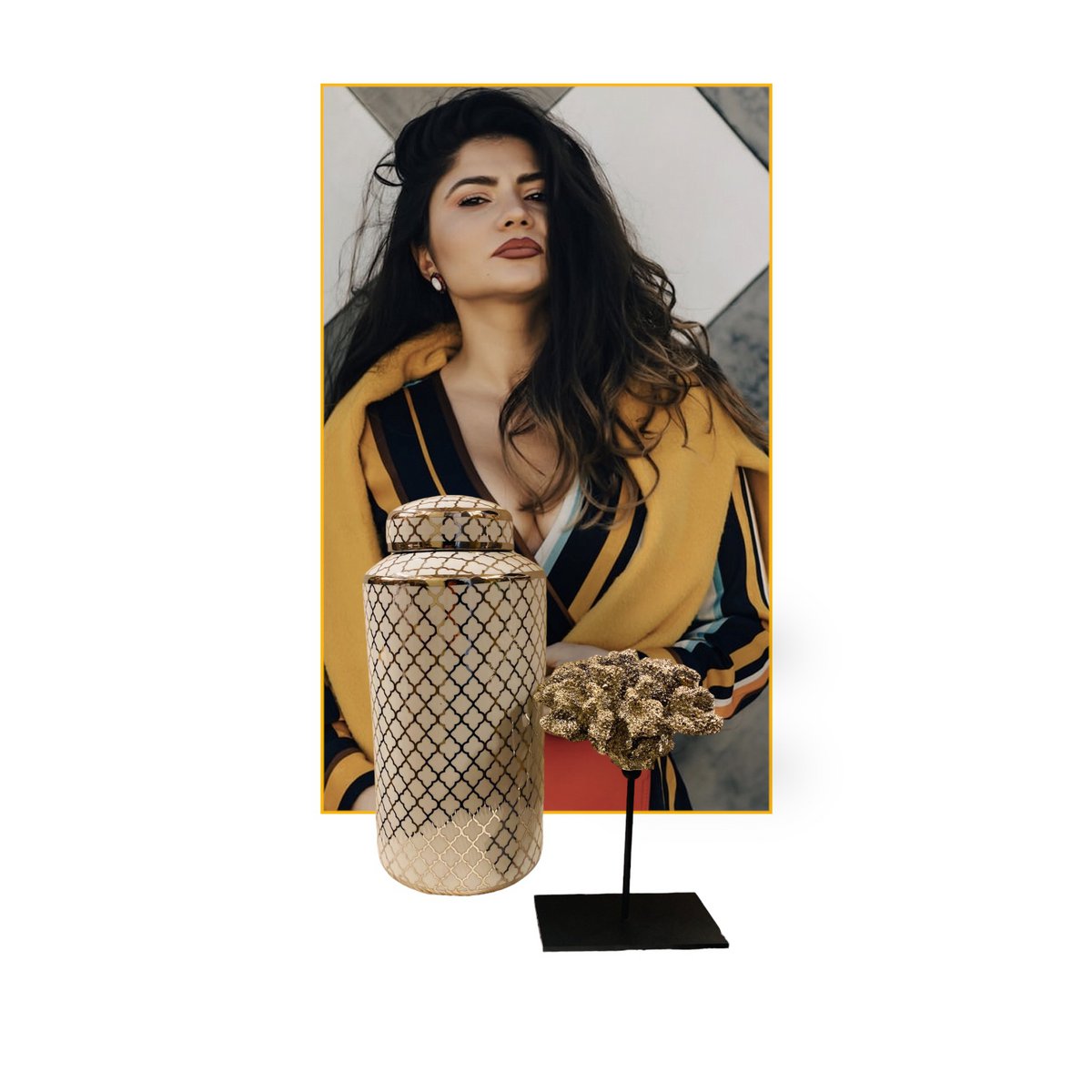 Cerami cjar Big 7530 Zilver maat:H*35 B*15