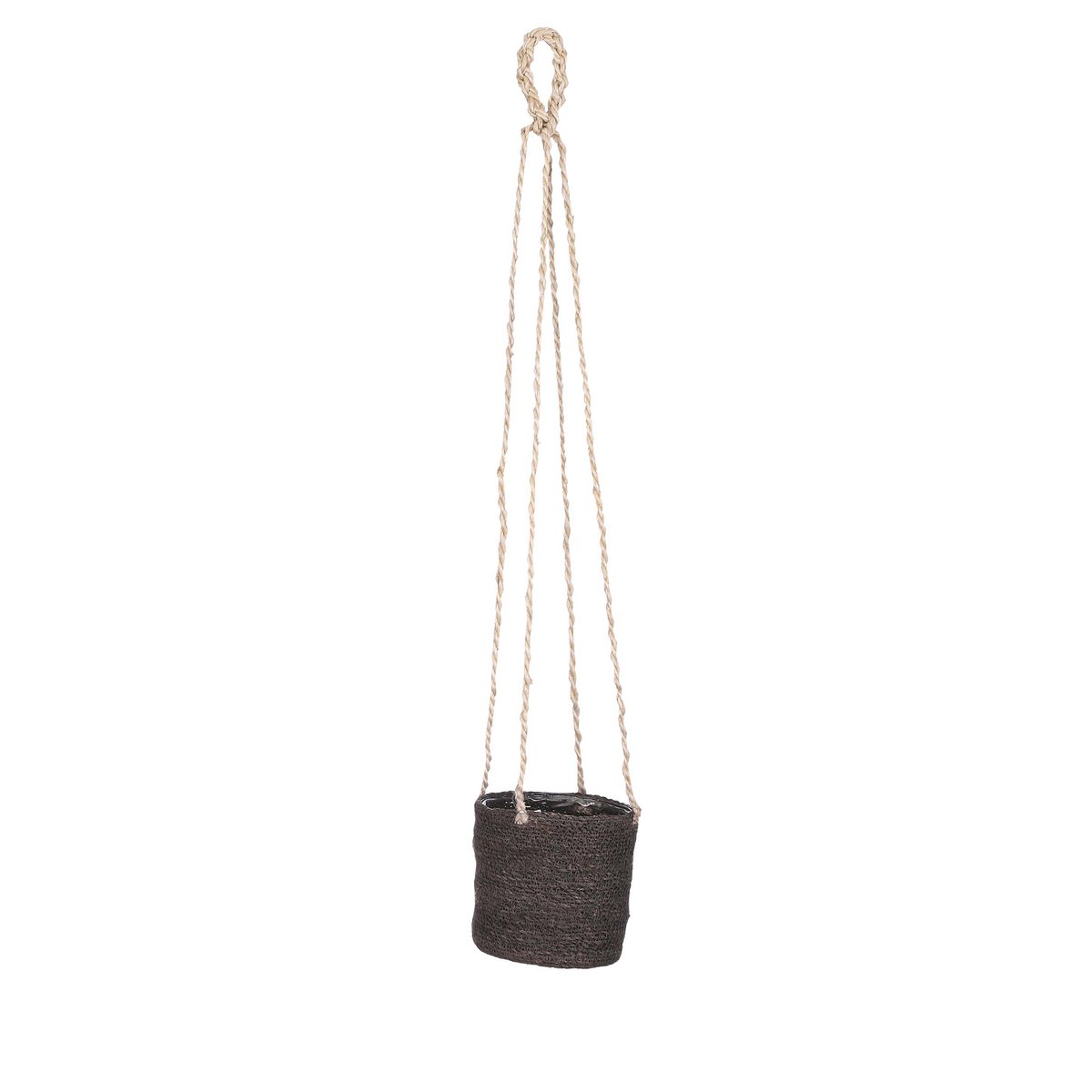 Atlantic Plantenmand - Set van 2 - H16 x Ø16 cm - Grijs
