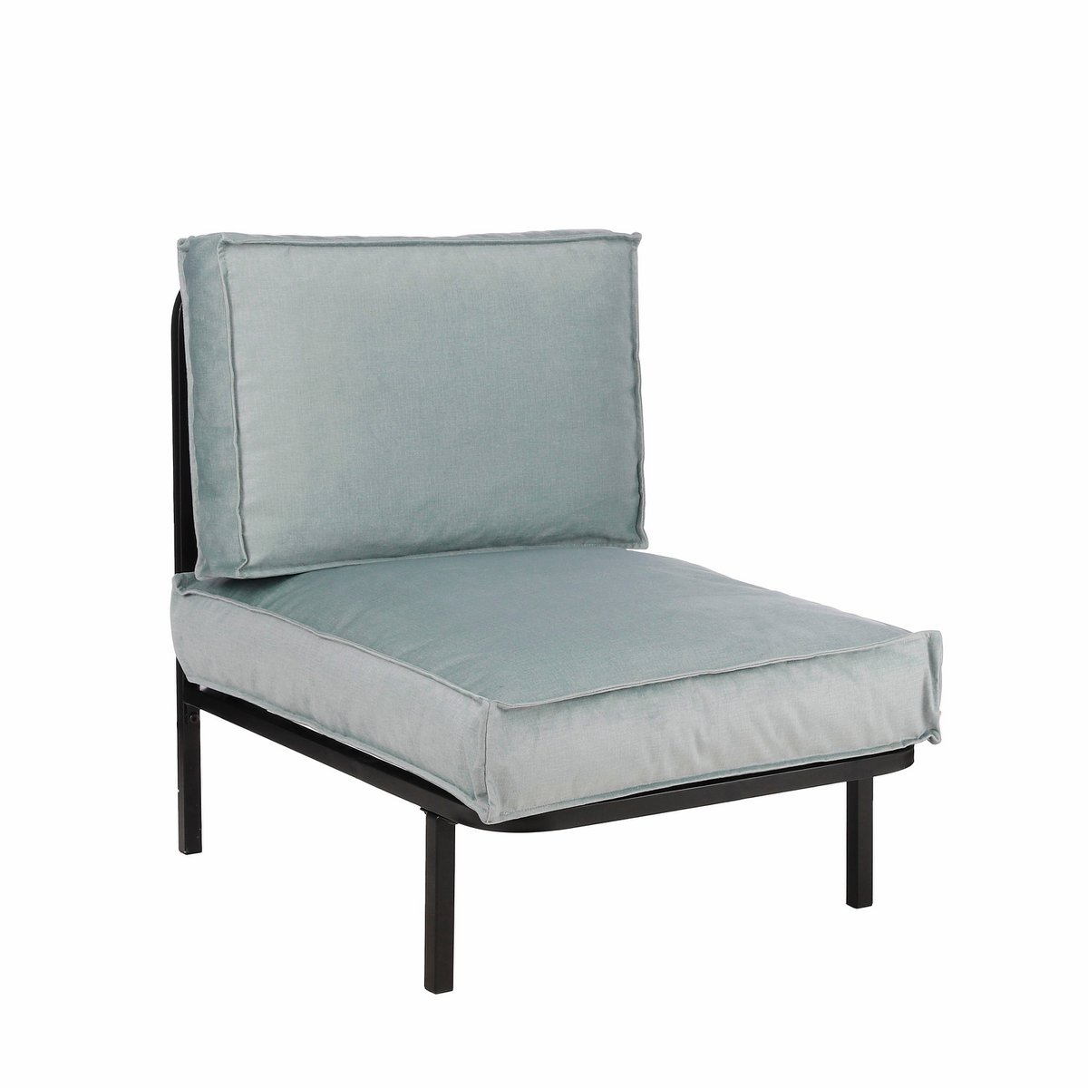 Celo Loungestoel - L62 x B83 x H78 cm - Metaal - Zwart
