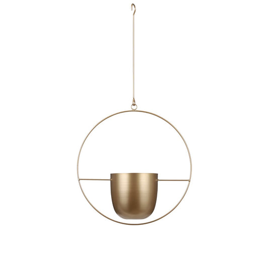 Dexter Bloempot Hangend - L34 x B14 x H65 cm - Goud