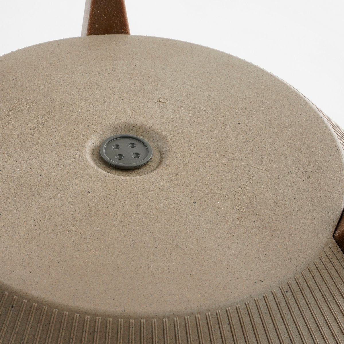 Doppio Bloempot op Poten - H18,5 x Ø33 cm - Polypropyleen - FSC Mix - Taupe