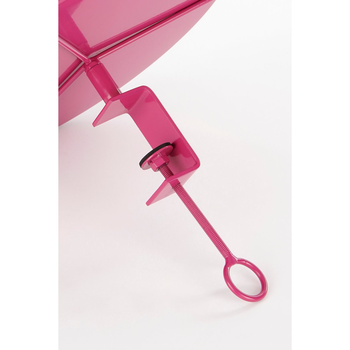 Aston Dienblad met Klem - H30 x Ø31 cm - Metaal - Fuchsia