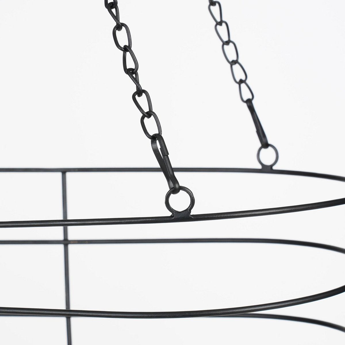 Callee Hangende Bloempot - L43 x B21 x H76 cm - Metaal - Zwart