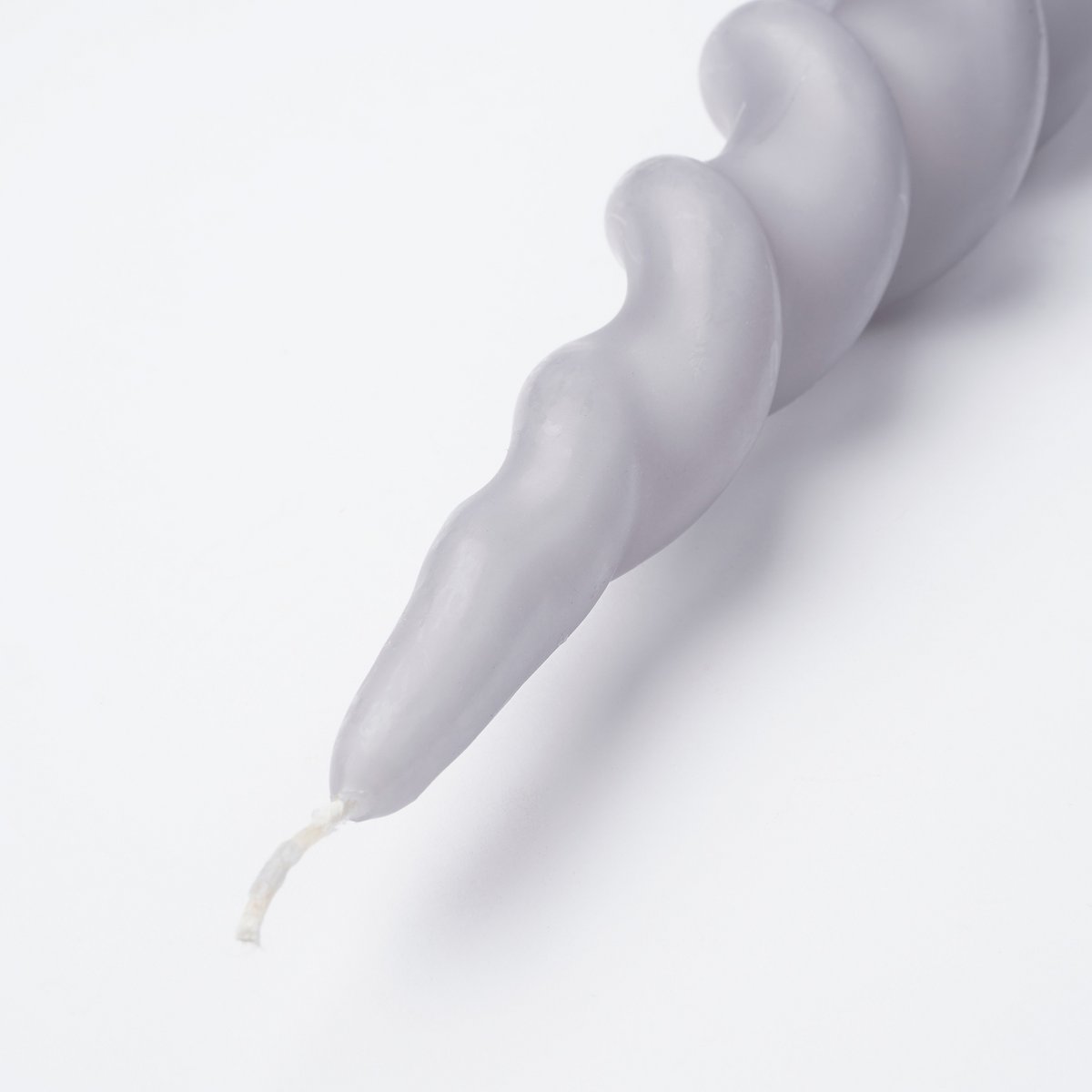 Twist Kegelkaars - H25 x Ø5 cm - Lichtgrijs