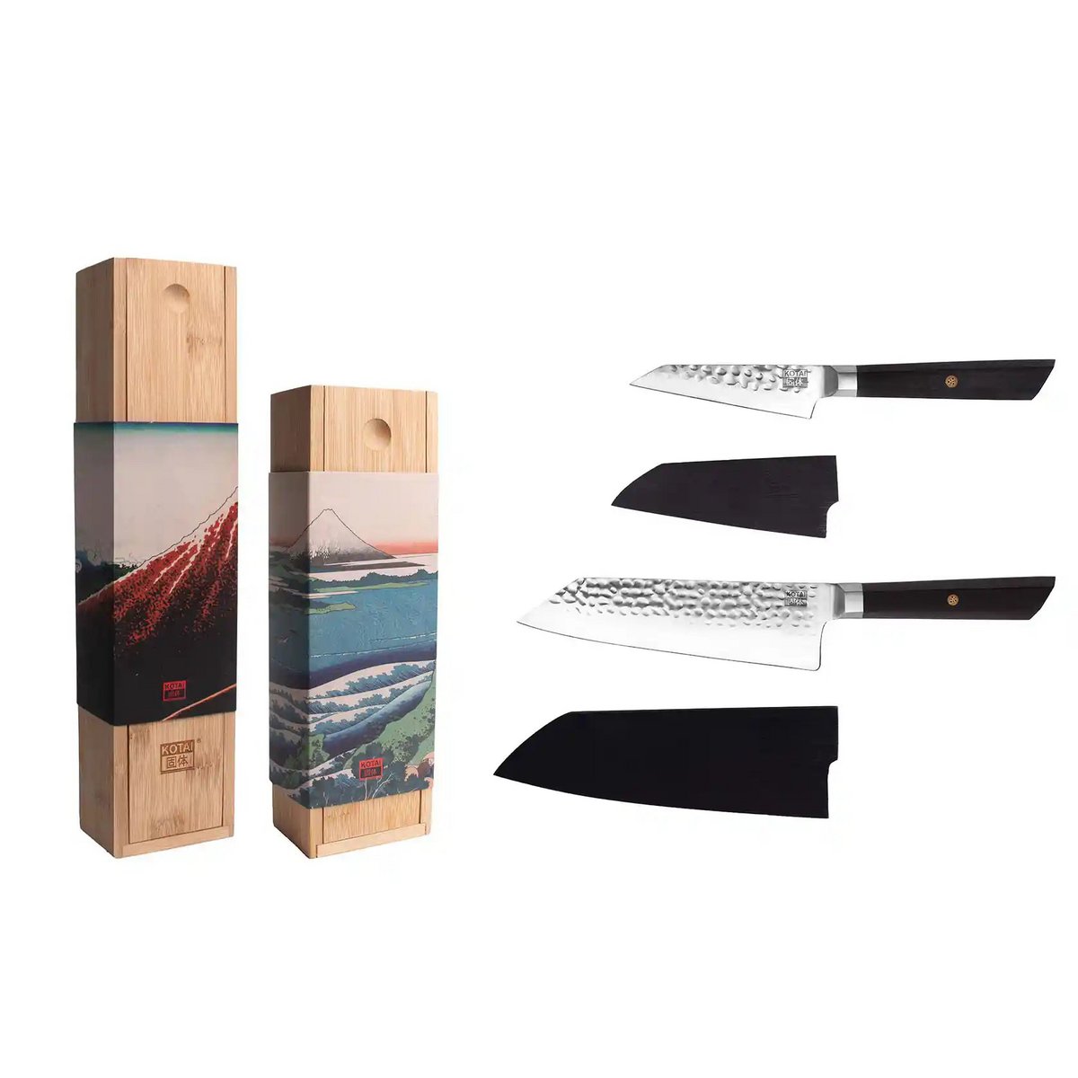 Messenset - De Bunka Starter Set: 2 messen (Bunka Schilmes 90mm + Bunka Santoku 170mm)