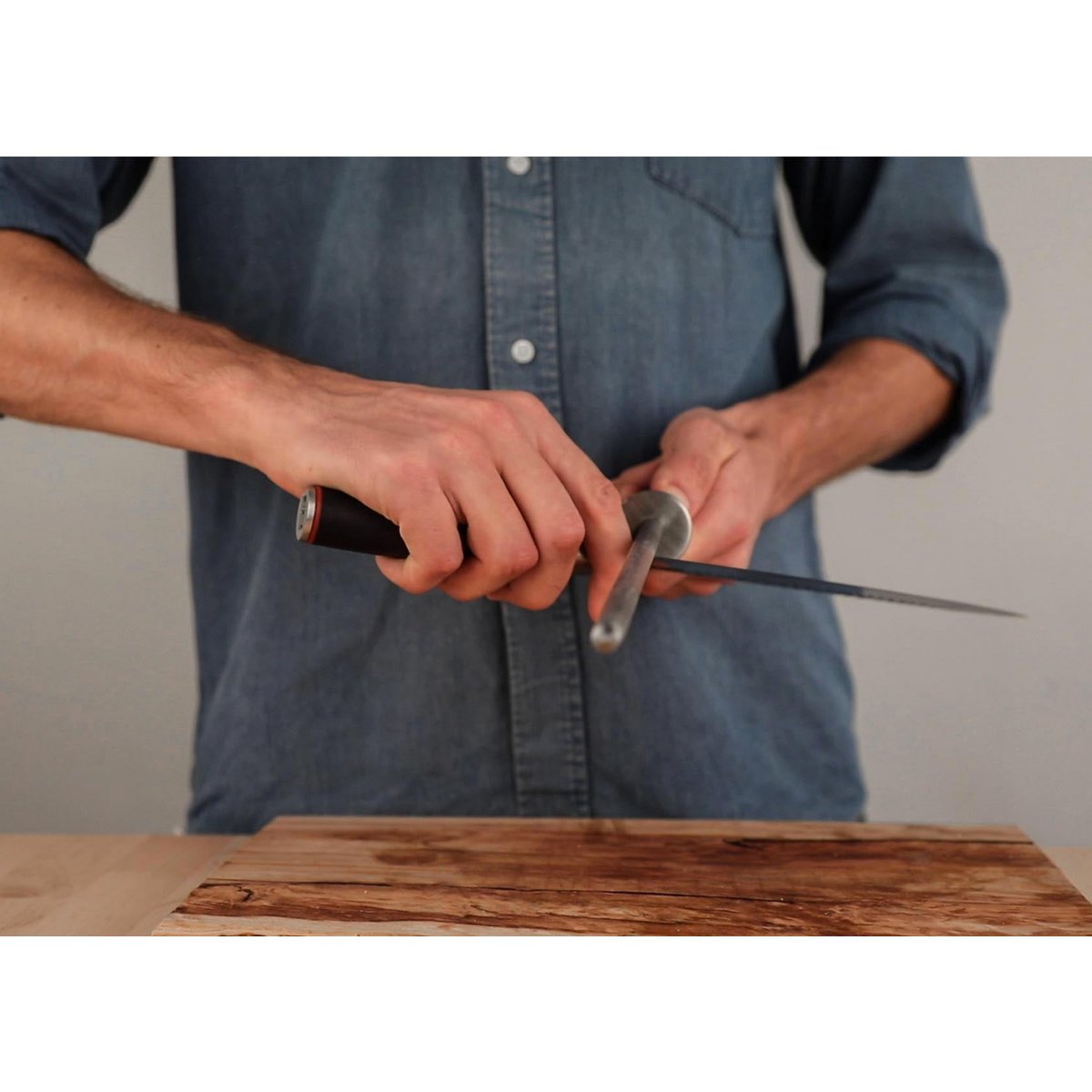 Messen- en keukenaccessoireset - De BBQ-set: Gyuto (koksmes) + vleesvork + aanzetstaal