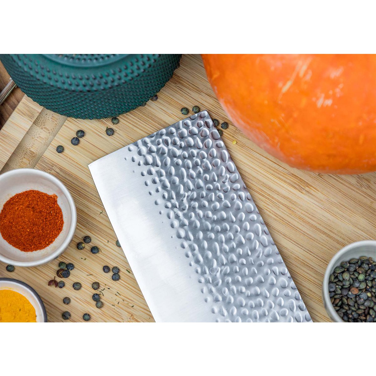 Messenset - The Asian Set: 3 messen (schilmesje + santoku + hakmes)