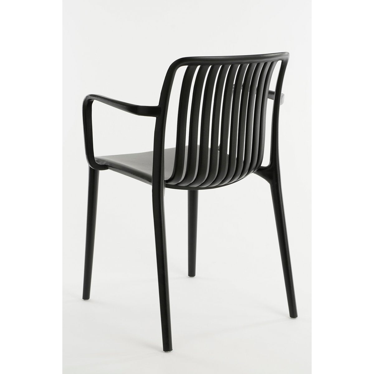 Paloma Tuinstoel - L53 x B53 x H78 cm - Polypropyleen - Zwart