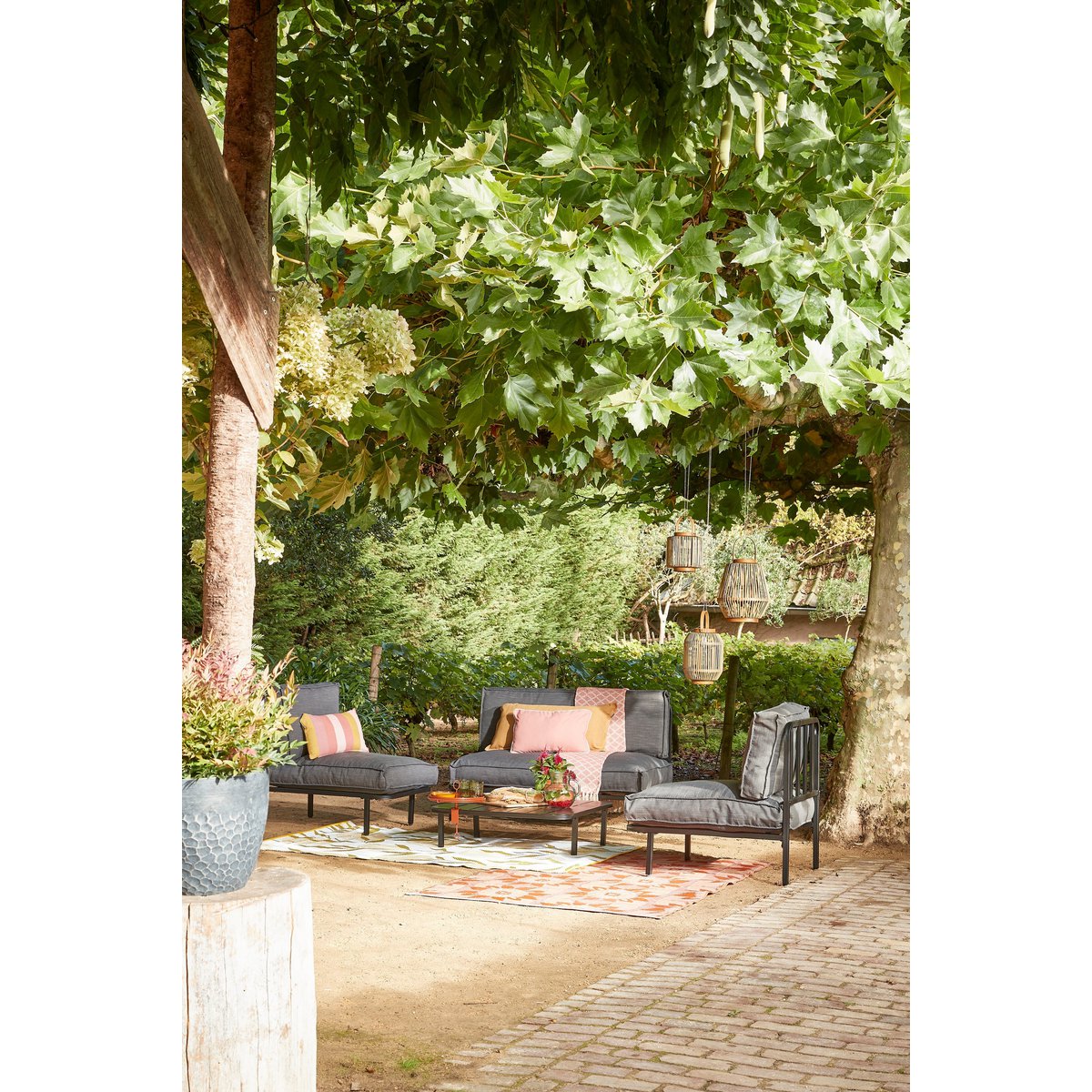 Celo Loungestoel - L62 x B83 x H78 cm - Metaal - Zwart