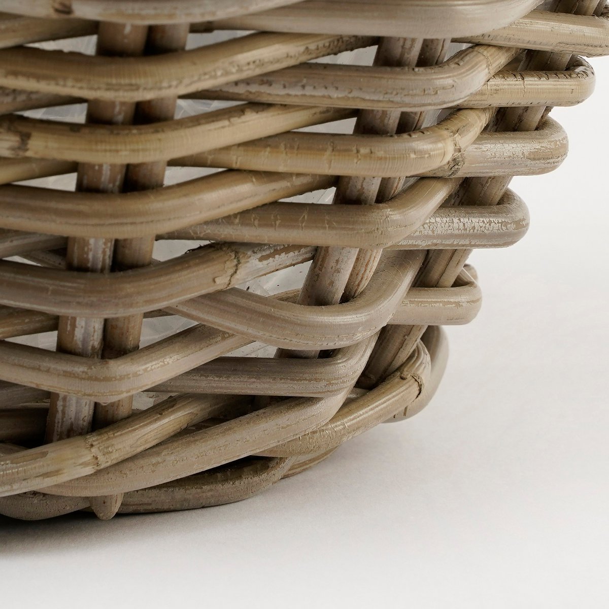 Marcia Plantenmand voor Buiten - H18 x Ø43 cm - Rotan - Grijs