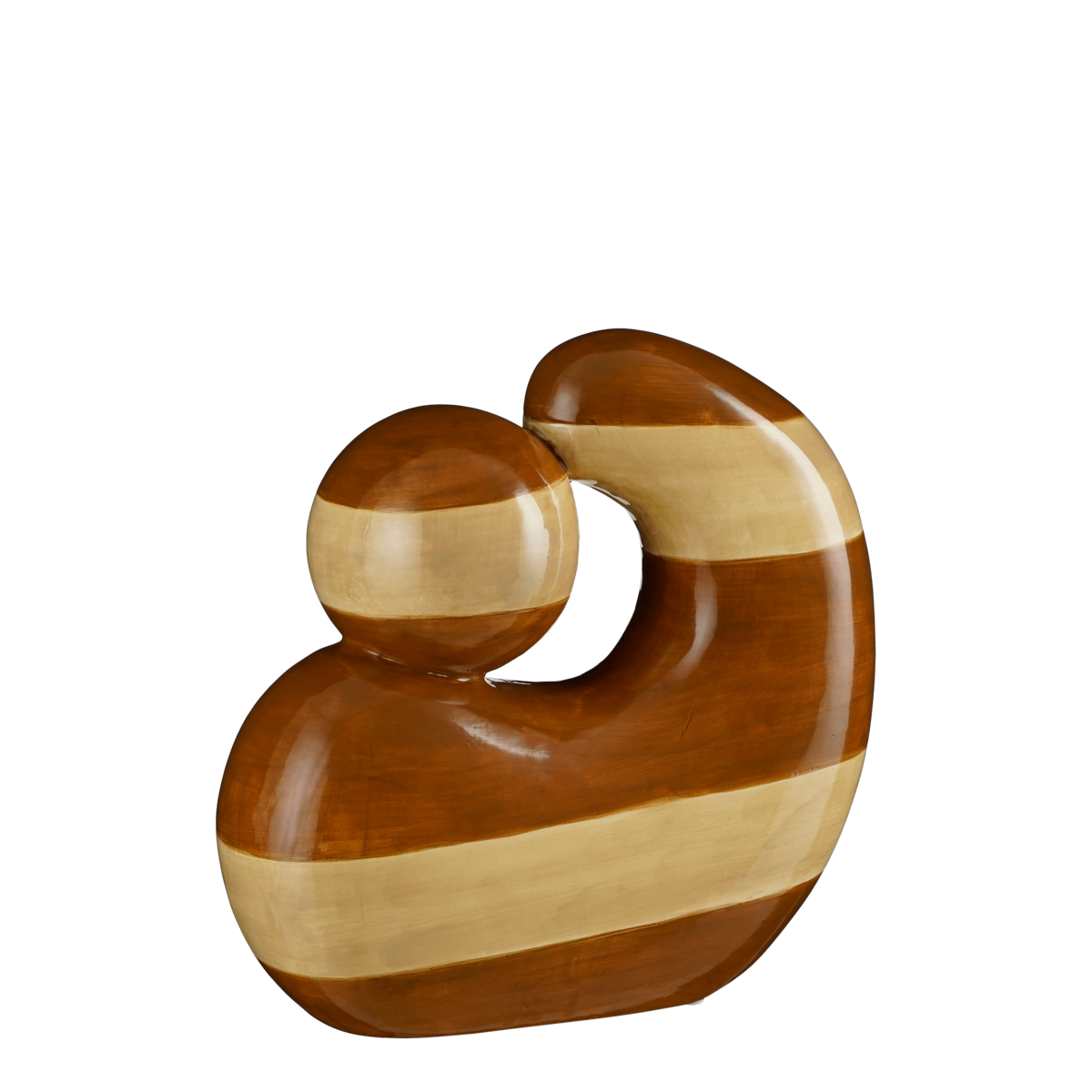 Decoratie Object - L26 x B11 x H25 cm - Dolomiet - Oker
