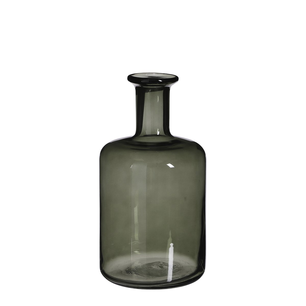 Regal Fles Vaas - H30 x Ø16 cm - Glas - Groen