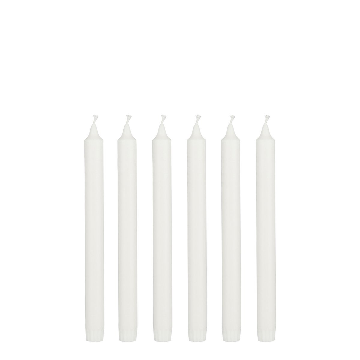 Dinerkaars - Set van 6 - H25 cm - Wit