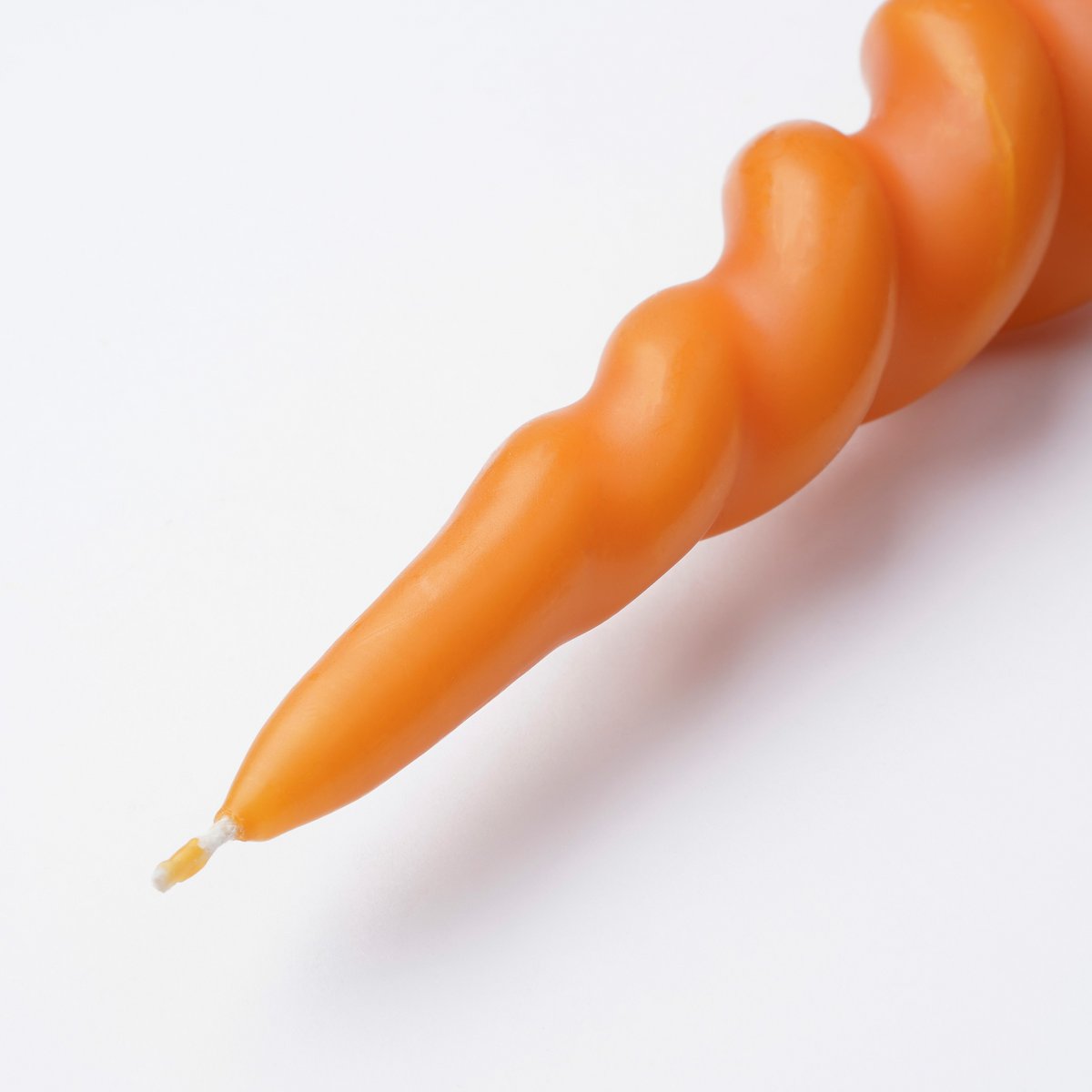 Twist Kegelkaars - H25 x Ø5 cm - Oranje