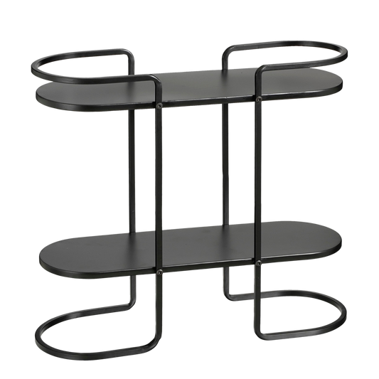 Cordoba Plantentafel - L58 x B20 x H50 cm - Metaal - Zwart