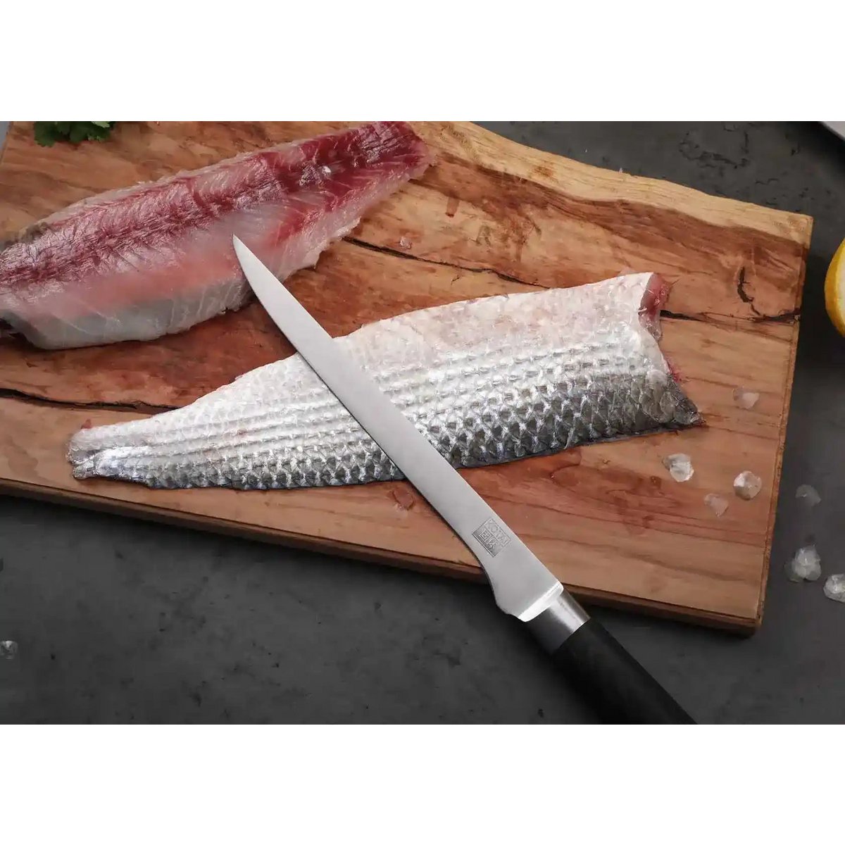 Messenset - De Complete Set: 6 messen (schilmesje + santoku + gyuto + fileermes + broodmes + hakmes)