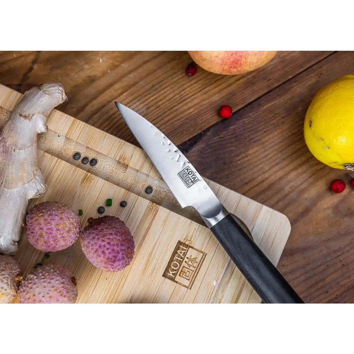 Messenset - De Complete Set: 6 messen (schilmesje + santoku + gyuto + fileermes + broodmes + hakmes)
