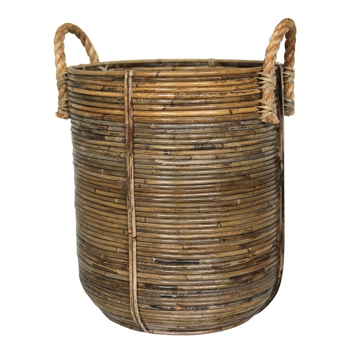 Wasmand OTERE | Plantenmand gemaakt van rotan