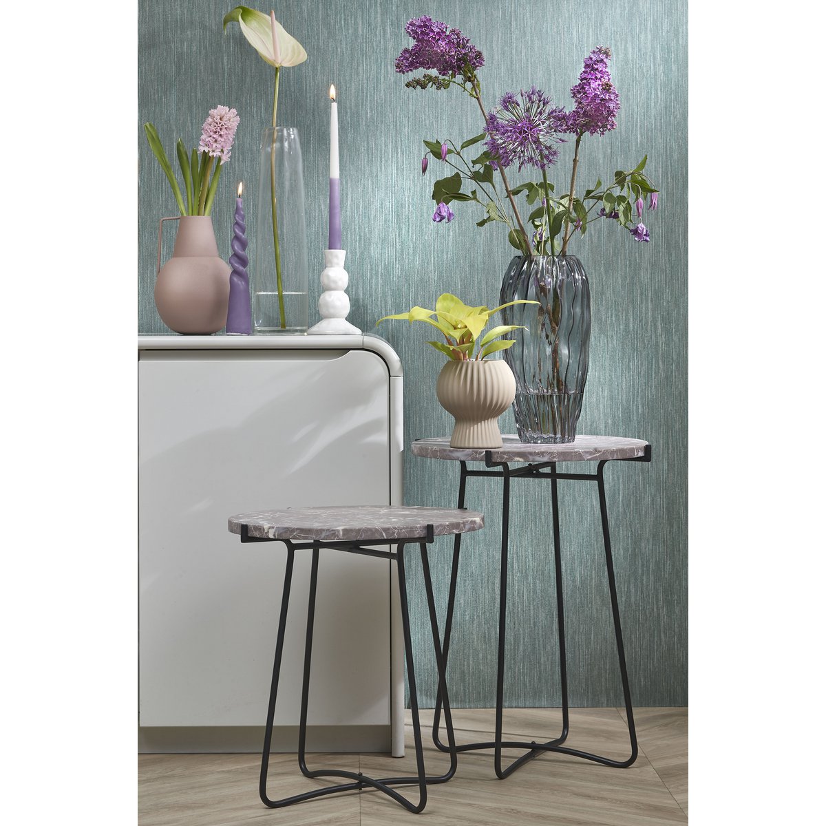 Twist Kegelkaars - H25 x Ø5 cm - Lila