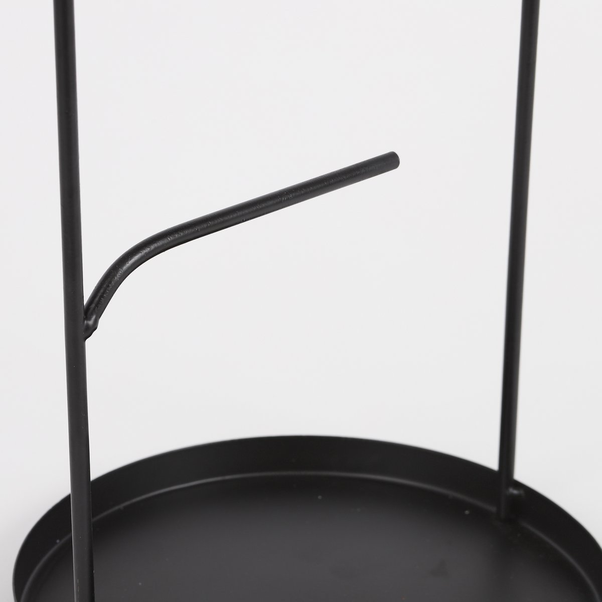 Tafelspiegel - H39 x Ø20 cm - Metaal - Zwart