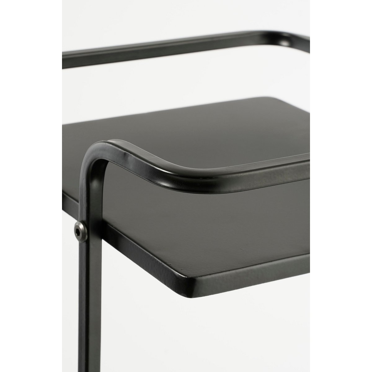 Cordoba Plantentafel - L25 x B25 x H68 cm - Metaal - Zwart