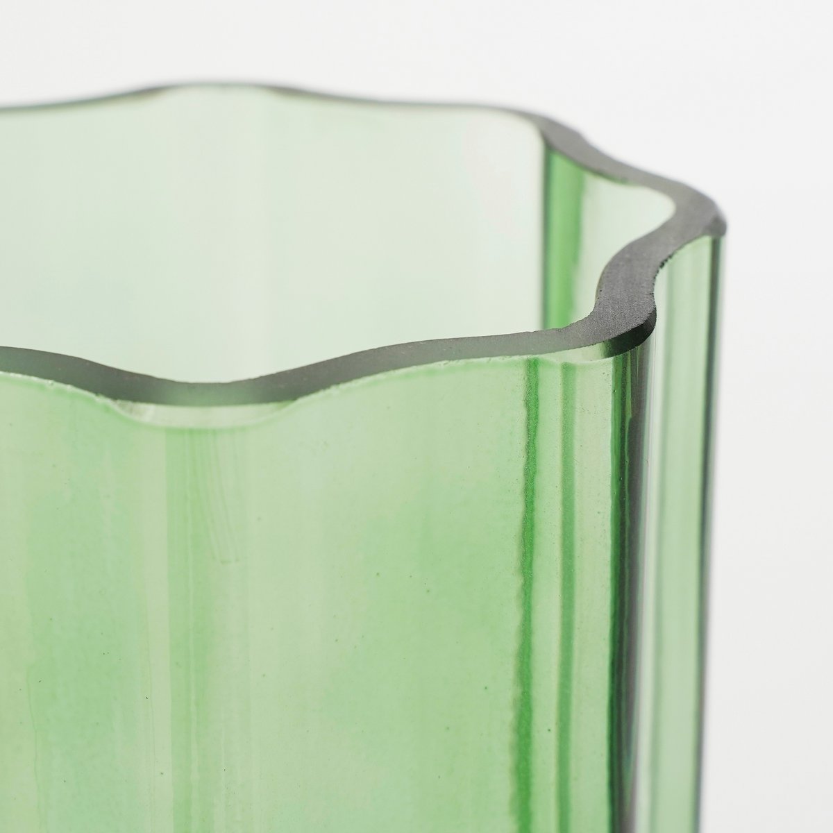 Missouri Vaas - H25 x Ø15 cm - Glas - Groen