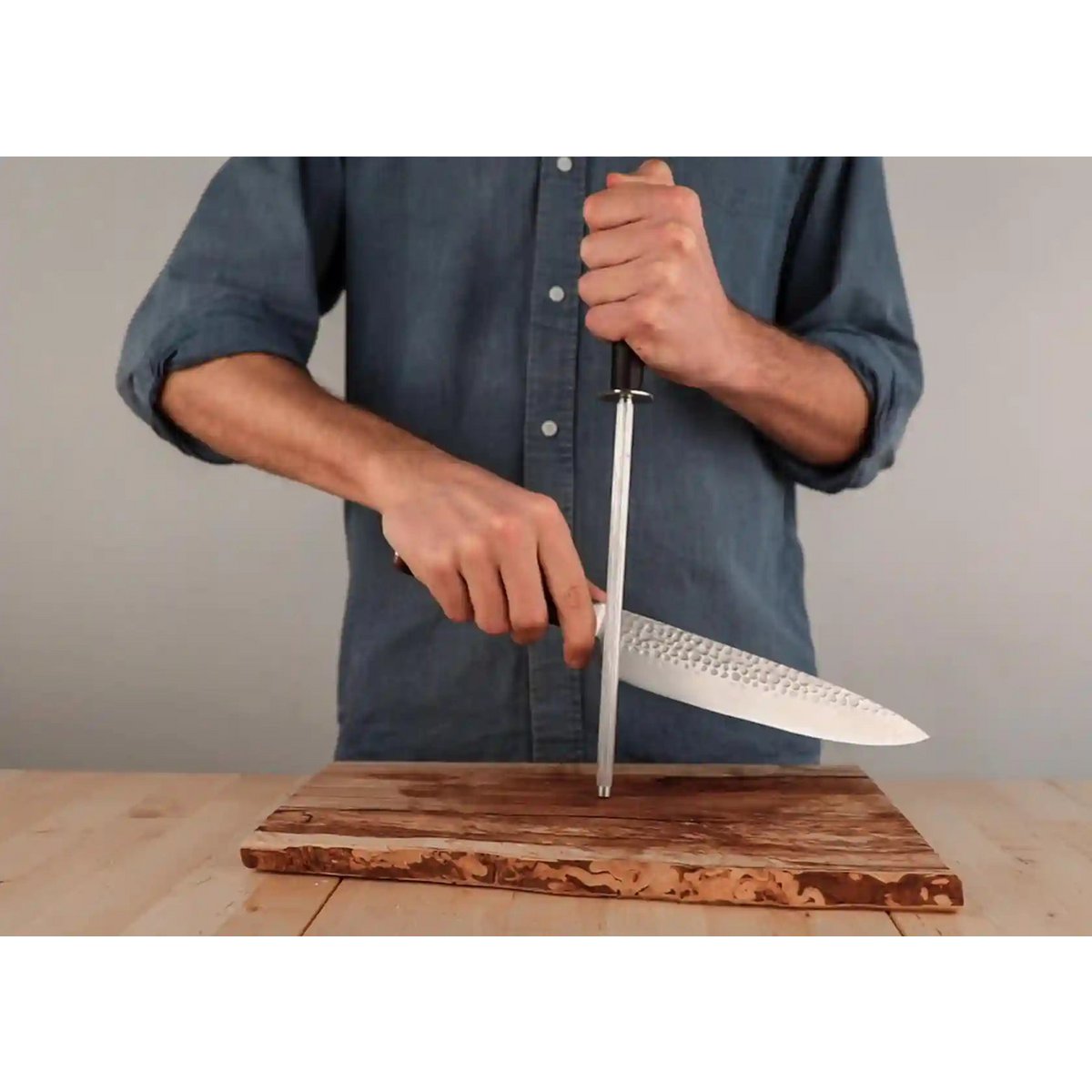 Keukenaccessoires - KOTAI aanzetstaal - 30 cm staaf