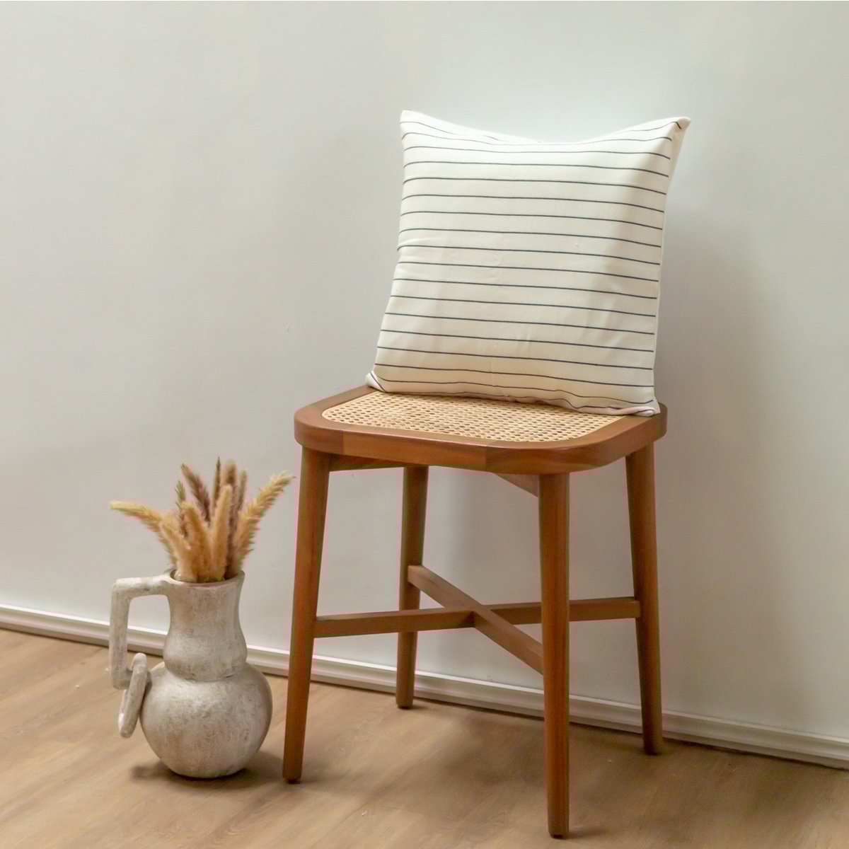 Handgeweven Kussensloop RAMA 40x40 of 50x50 cm | Decoratief Kussen | Bankkussen van katoen