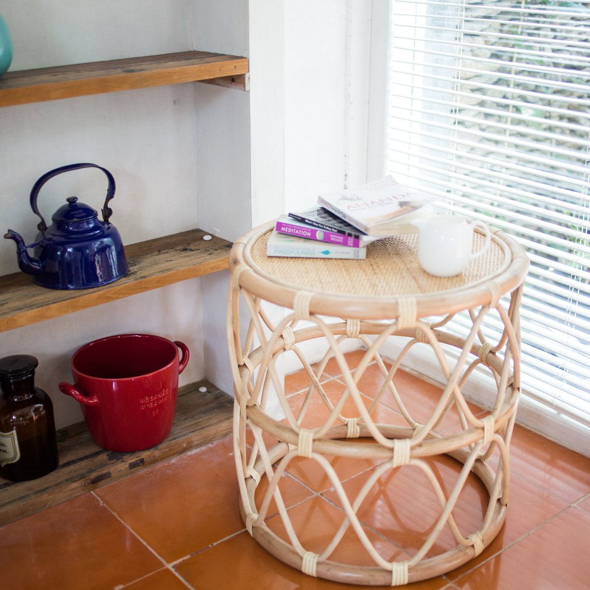 Rotan bijzettafel | Eindtabel | Banktafel MUARA