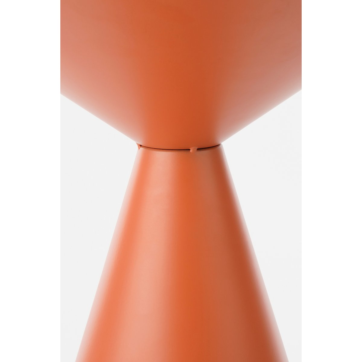 Royale Bijzettafel - H55 x Ø40 cm - Metaal - Oranje