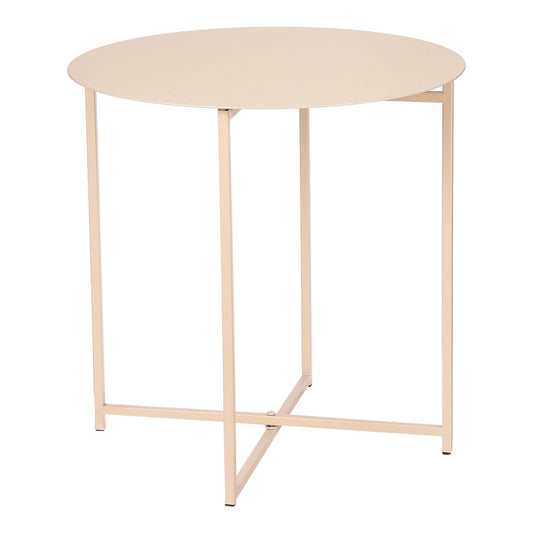 Mikki Bijzettafel - H40 x Ø40 cm - Metaal - Oud Roze