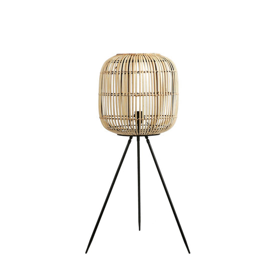 Figo Vloerlamp - H90 x Ø36 cm - Bamboe - Bruin
