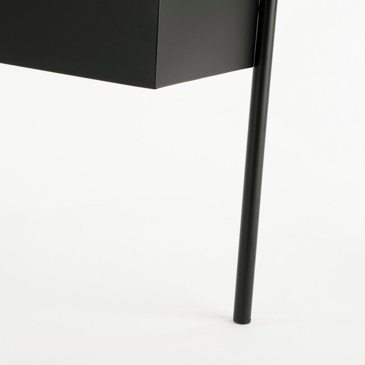 Dani Plantenrek - L54 x B20 x H160 cm - Metaal - Zwart