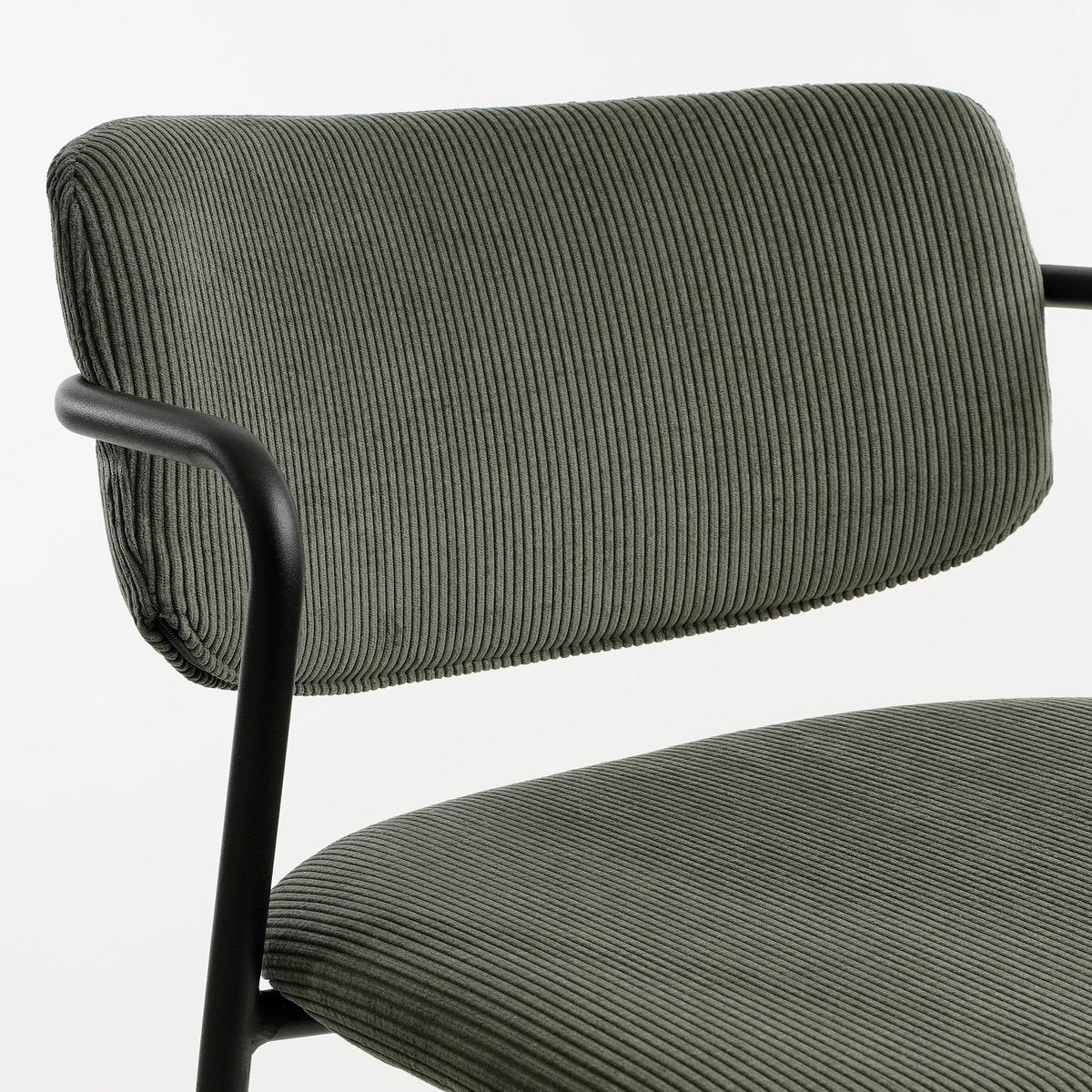 Nanet Barkruk - H91 cm - Velvet - Donkergroen