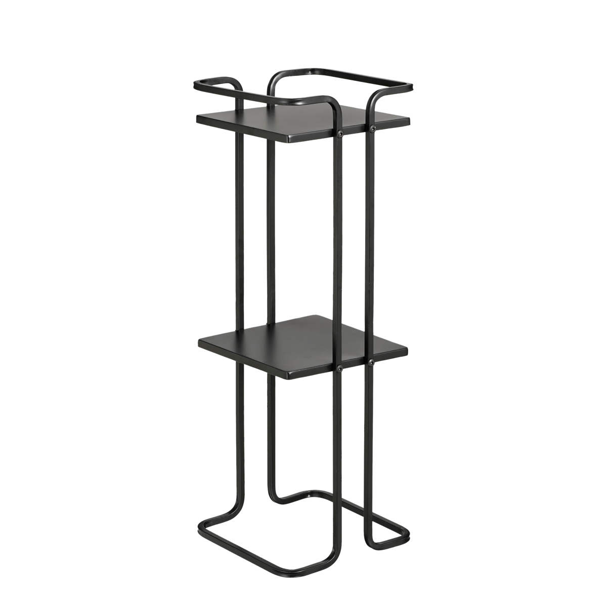 Cordoba Plantentafel - L25 x B25 x H68 cm - Metaal - Zwart