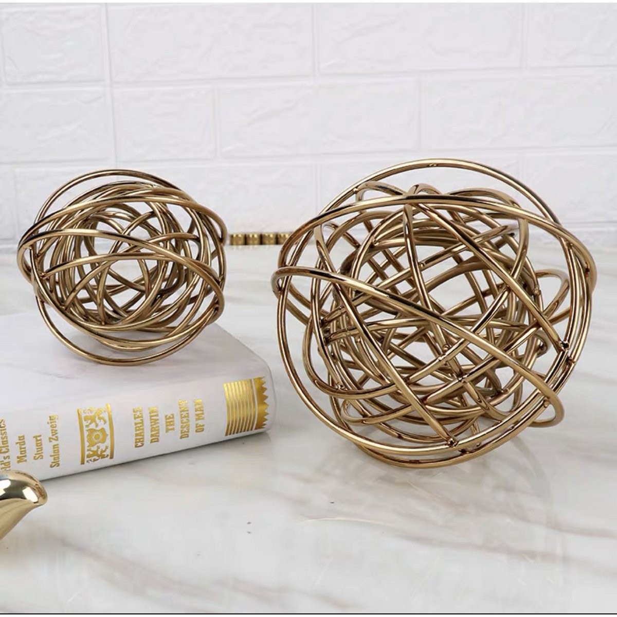 Lichtmetalen knoop (groot)