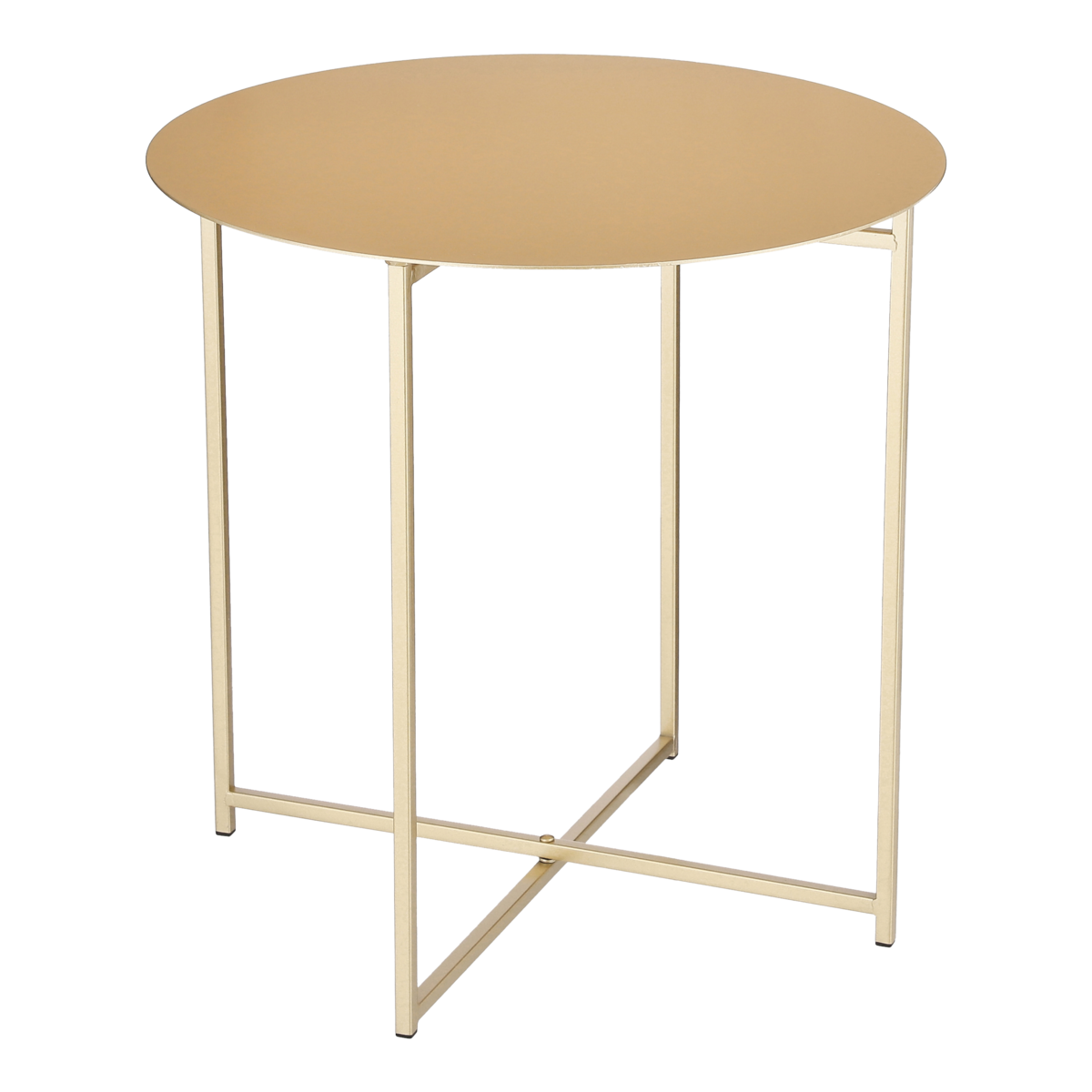 Mikki Bijzettafel - H45 x Ø45 cm - Metaal - Goud