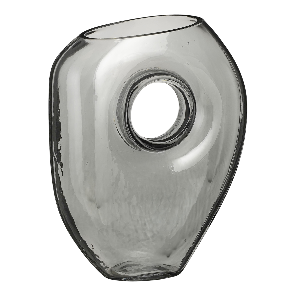 Jay Vaas - L18 x B8 x H23 cm - Glas - Grijs