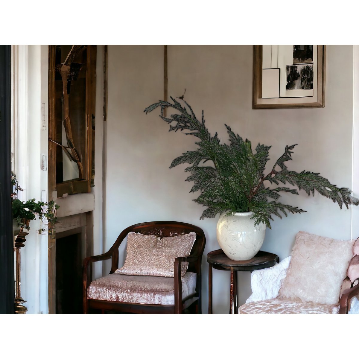 Een gemberpot van Amerikaans porselein, halverwege de 20e eeuw, Wit Klein H*25W*25