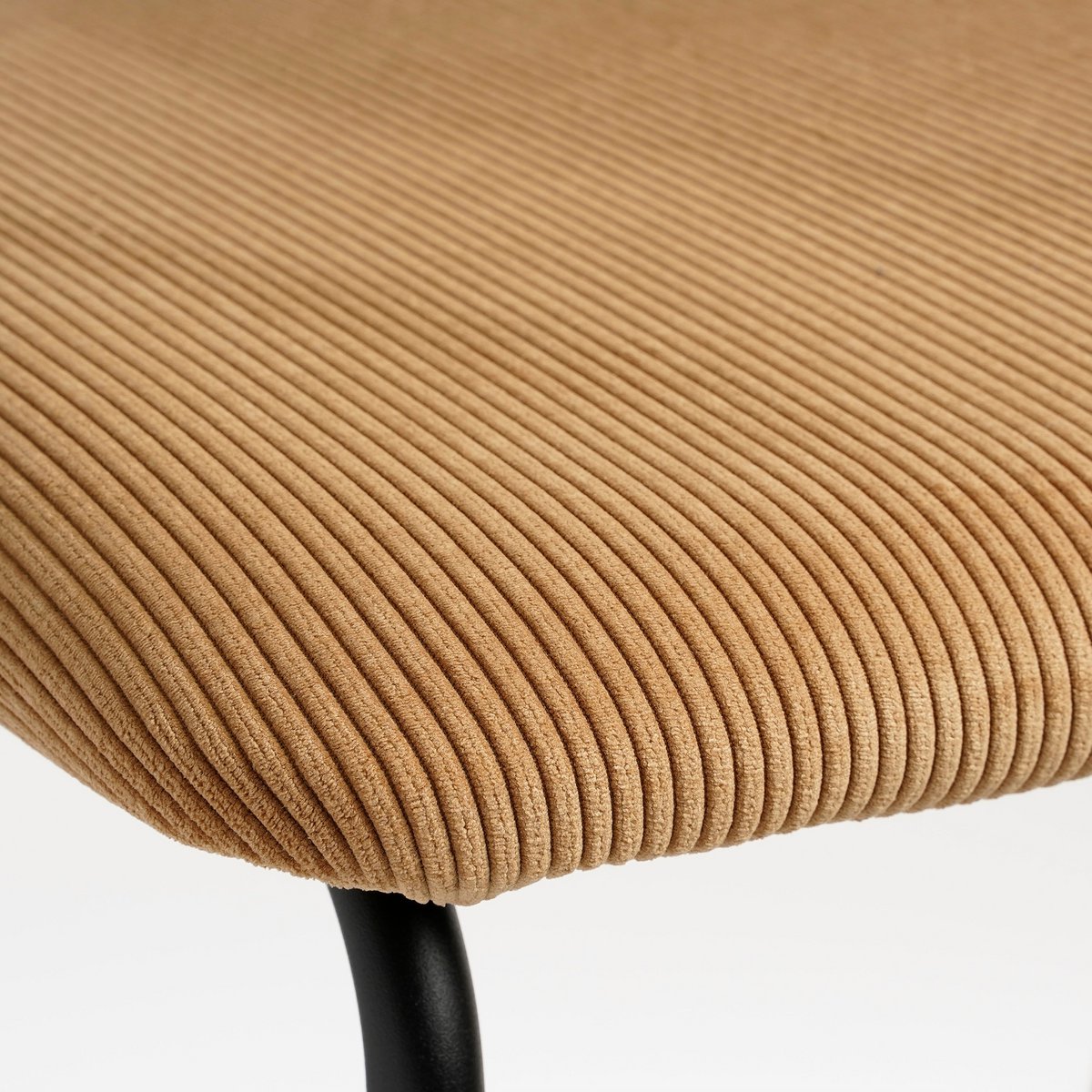 Nanet Barkruk - H91 cm - Velvet - Lichtbruin