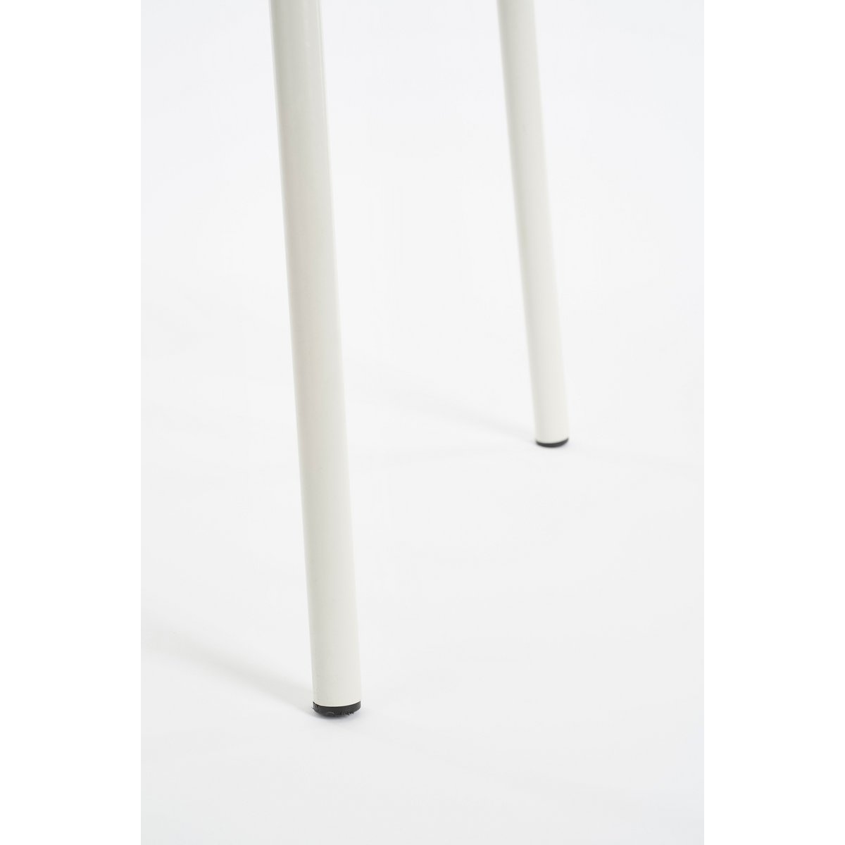 Odile Bijzettafel voor Buiten - H38 x Ø58 cm - Metaal - Bruin, Wit