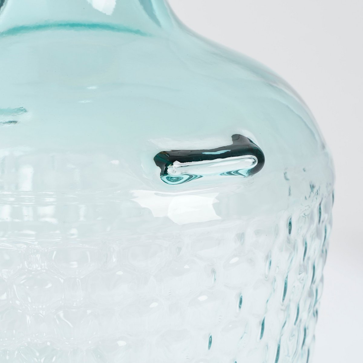 Vina Fles Vaas - H42 x Ø27 cm - Gerecycled Glas - Transparant