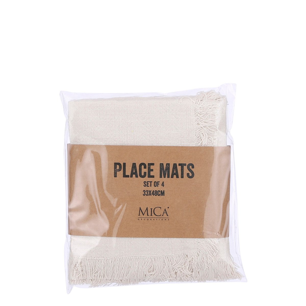 Xavie Placemat - Set van 4 - L48 x B33 cm - Off White