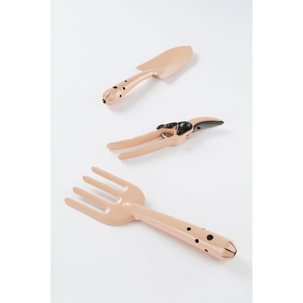 Tuingereedschap - Set van 3 - Metaal - Roze