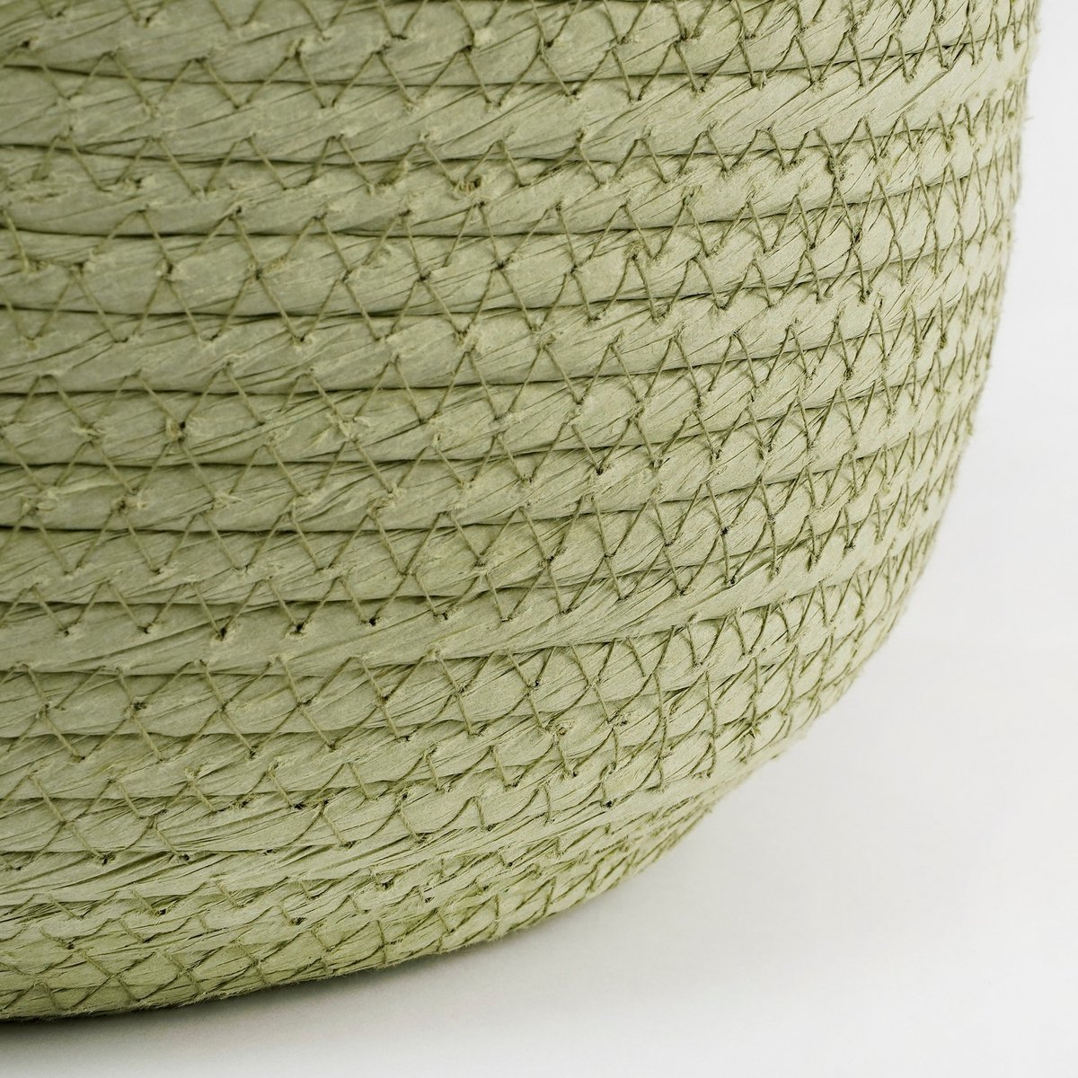 Jorck Plantenmand - H24 x Ø26 cm - Papier - Groen