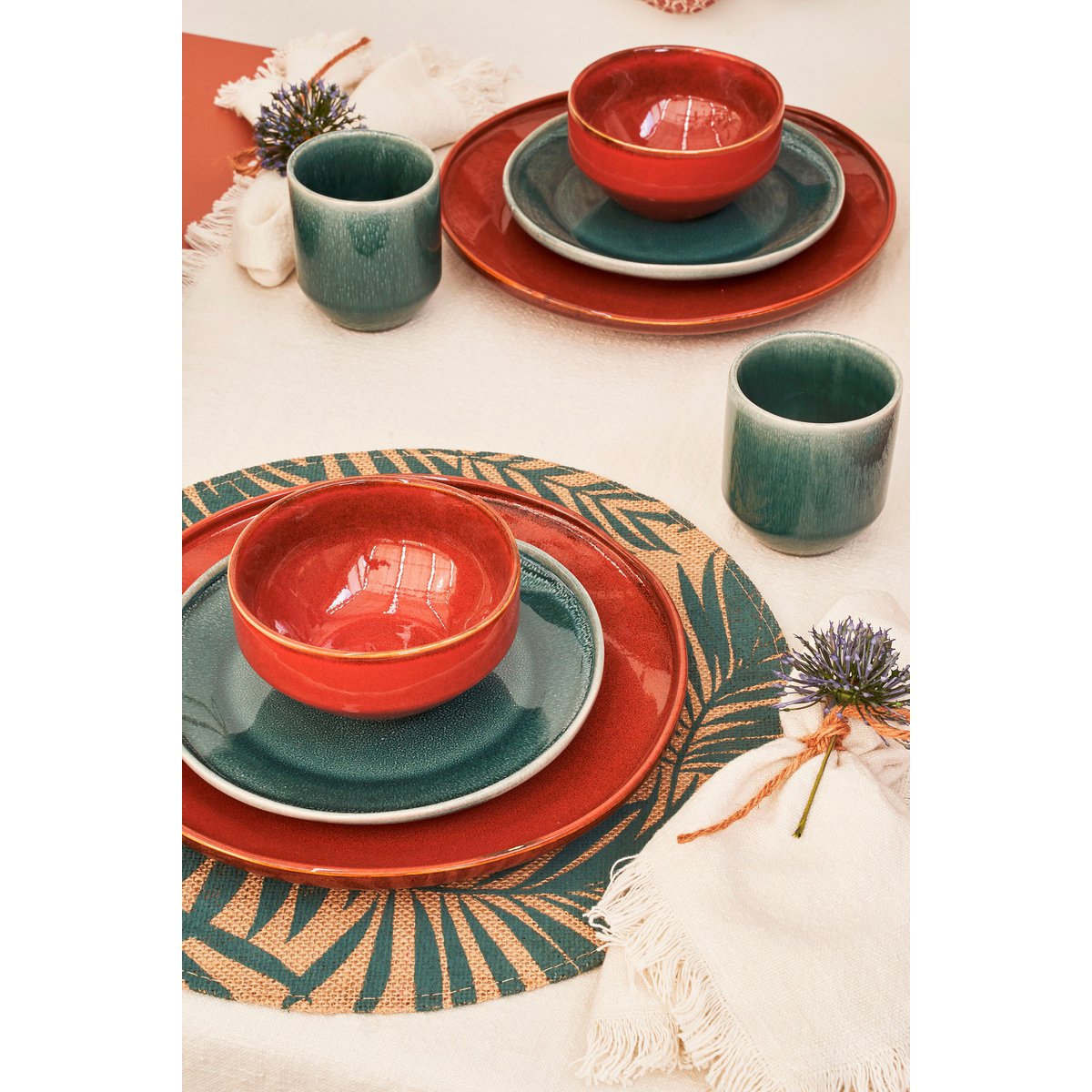 Xavie Placemat - Set van 4 - L48 x B33 cm - Off White